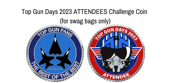 The Top Gun Days 2023 Attendee Coin (update July 15th)