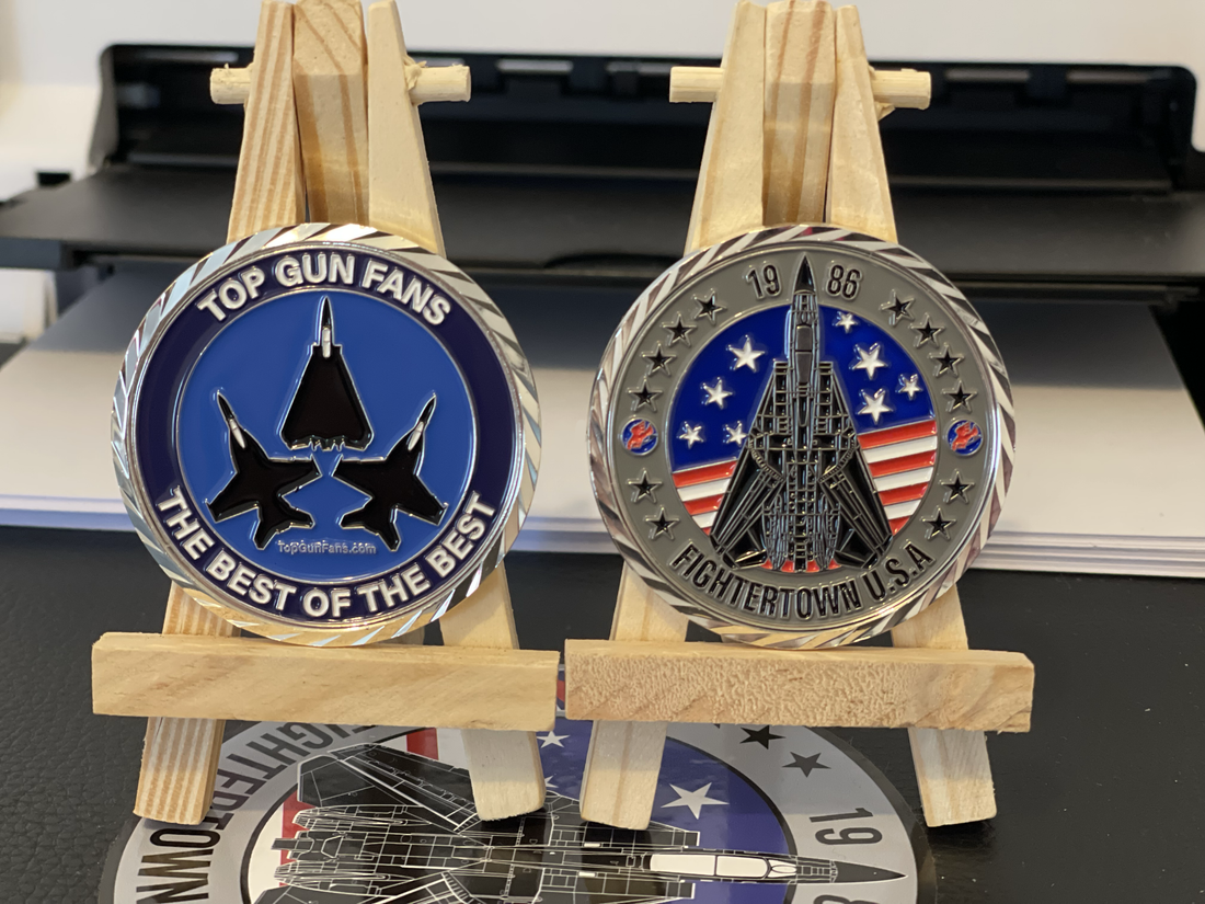 Top Gun Fans Official Challenge Coin: An Unrivaled Tribute to the Iconic Movie and Military Aviation
