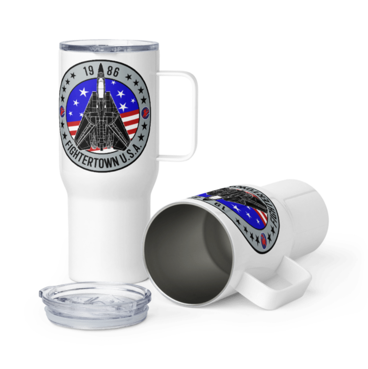 F-14 Tomcat Fightertown Travel mug with a handle