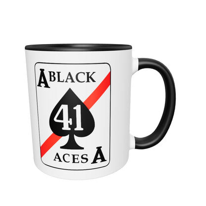 VF-41 Black Aces Mug with Color Inside