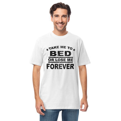 Top Gun Fans Shirts & Tops S Take Me To Bed Or Lose Me Forever - Men’s Premium Heavyweight Tee