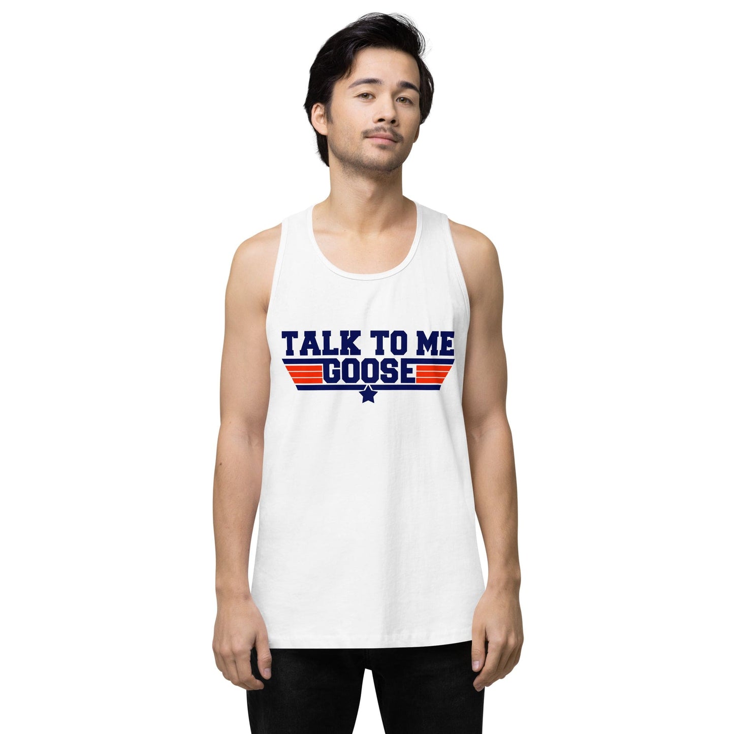 Top Gun Fans Shirts & Tops S Talk To Me Goose - Men’s Premium Tank Top