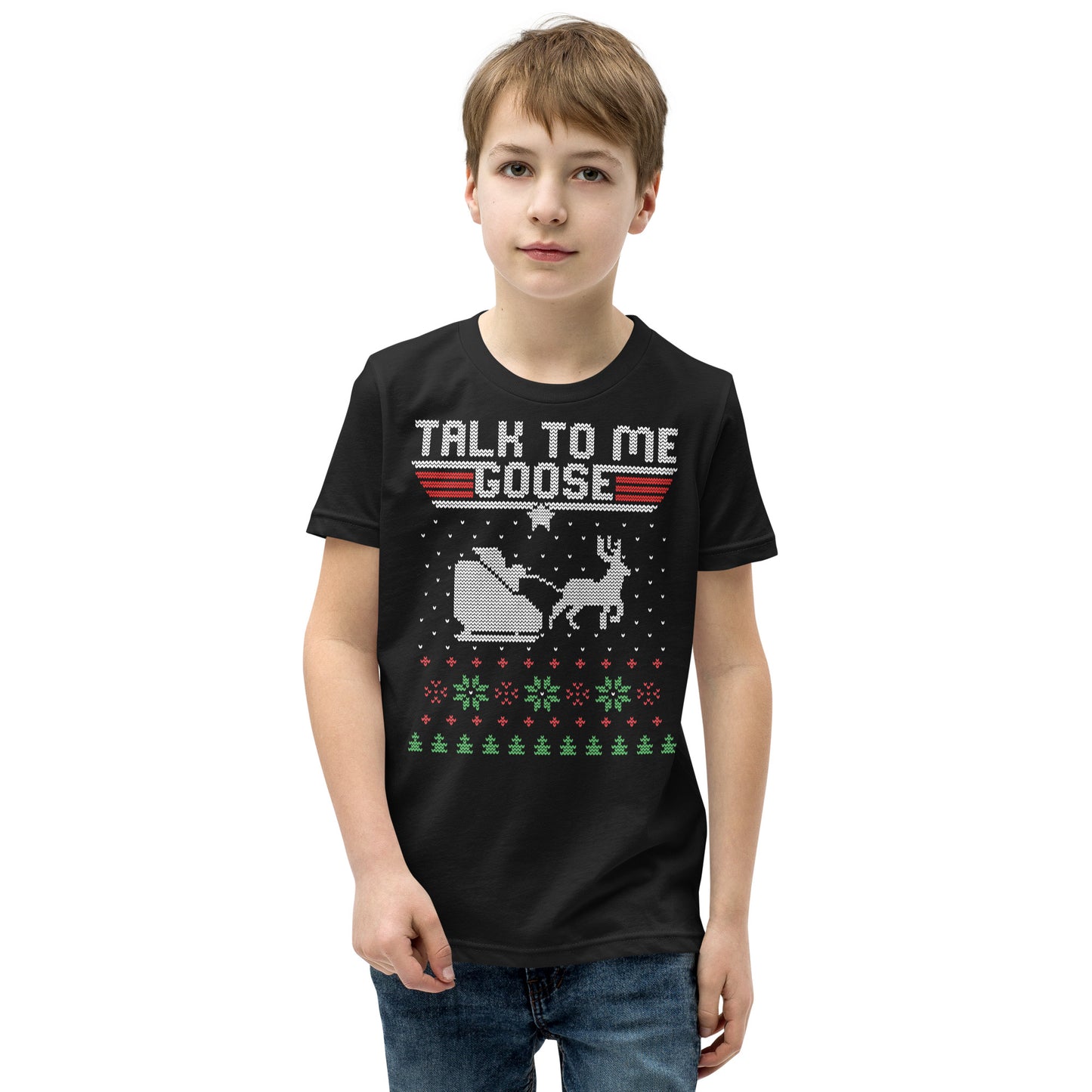 Talk To Me Goose Youth S/S Christmas T-Shirt