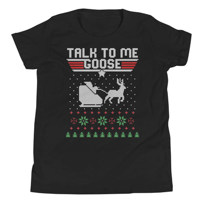 Talk To Me Goose Youth S/S Christmas T-Shirt